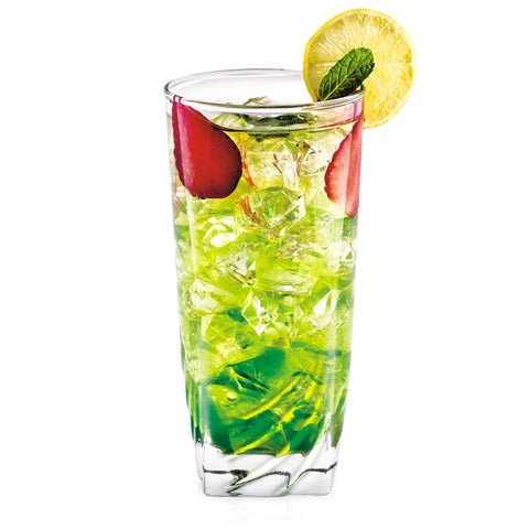 Sanjeev Kapoor Allure Long Drink Glass set 260 ml clear Set of 6