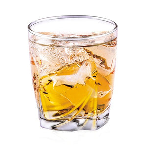 Sanjeev Kapoor Allure Whisky Glass set 310 ml clear Set of 6