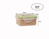 Sanjeev Kapoor  Air tight Plastic Freshpack container set of 6 for kitchen 160 ml,600 ml,1700 ml,760 ml