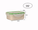 Sanjeev Kapoor Airtight Microwave safe Plastic lock container set for kitchen set of 18