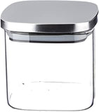 Sanjeev Kapoor Classic Borosilicate Air tight food storage container set of 2pcs  Squre  shape 700ML