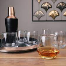 Sanjeev Kapoor Sydney Whisky Glass set of 6 pc 350 ml