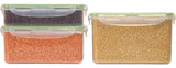 Sanjeev Kapoor  Air tight Plastic Freshpack container set of 3 for kitchen 760 ml,1500 ml,2050 ml