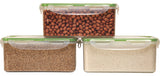 Sanjeev Kapoor Airtight container set for kitchen, Freshpack Air tight Plastic container set for fridge set of 3 1500 ML